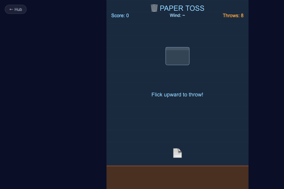 Paper Toss