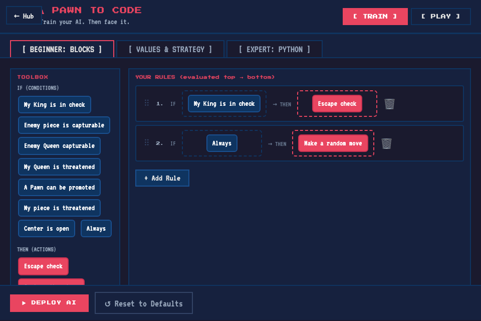 Pawn to Code